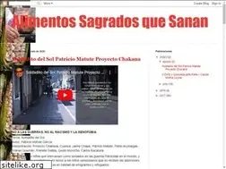 Sites similar to alimentosagradosquesanan.blogspot.com