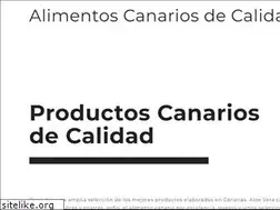 Sites similar to alimentoscanariosdecalidad.com