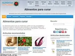 Sites similar to alimentosparacurar.com