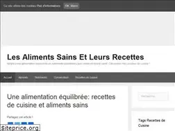 Sites similar to alimentsain.fr