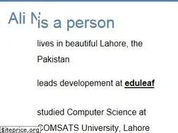 Sites similar to alinawaz.me