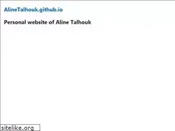 Sites similar to alinetalhouk.github.io
