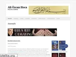 Sites similar to aliozcanhoca.com