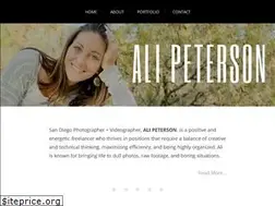 Sites similar to alipeterson.com