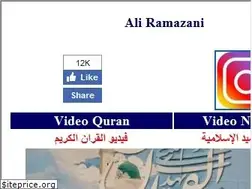 Sites similar to aliramazani.com