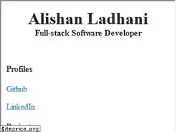 Sites similar to alishan.me