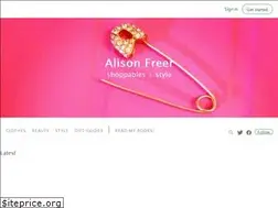 Sites similar to alisonfreer.com