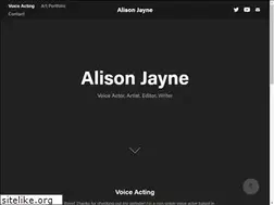 Sites similar to alisonjayne.com