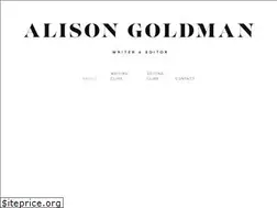 Sites similar to alisonmgoldman.com