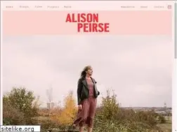 Sites similar to alisonpeirse.com