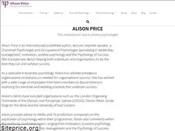 Sites similar to alisonpricepsychologist.com