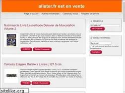 Sites similar to alister.fr
