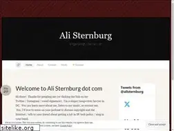 Sites similar to alisternburg.com