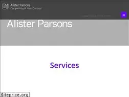 Sites similar to alisterparsons.com