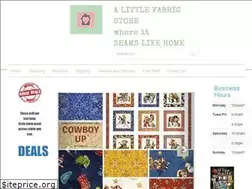 Sites similar to alittlefabricstore.com
