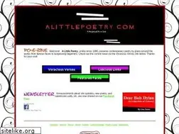 Sites similar to alittlepoetry.com