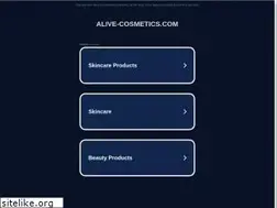 Sites similar to alive-cosmetics.com