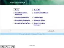 Sites similar to alive2thrive.com