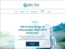 Sites similar to aliveandpure.com