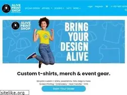 Sites similar to aliveprintshop.com