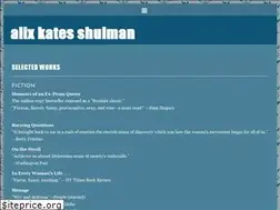 Sites similar to alixkshulman.com