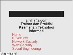Sites similar to aliyhafiz.com