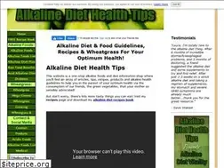 Sites similar to alkalinediethealthtips.com