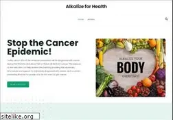 Sites similar to alkalizeforhealth.net