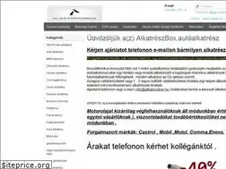 Sites similar to alkatreszbox.hu
