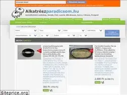 Sites similar to alkatreszparadicsom.hu