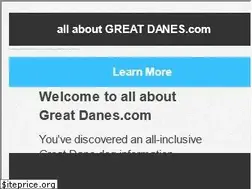 Sites similar to all-about-great-danes.com