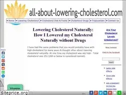 Sites similar to all-about-lowering-cholesterol.com