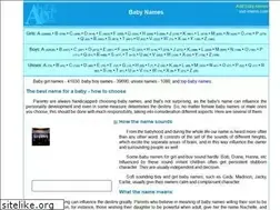 Sites similar to all-baby-names.com