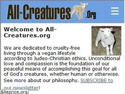 Sites similar to all-creatures.org