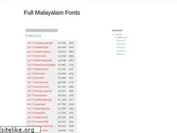 Sites similar to all-malayalam-fonts.blogspot.com