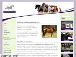 Sites similar to all-natural-horse-care.com