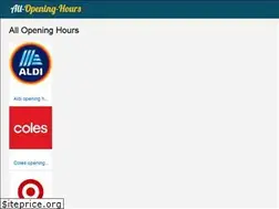 Sites similar to all-opening-hours.com.au