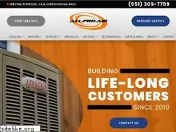 Sites similar to all-pro-air.com