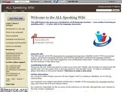 Sites similar to all-speaking.wikidot.com