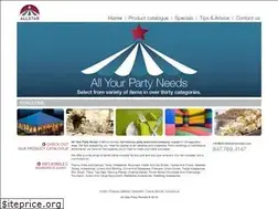 Sites similar to all-starpartyrental.com