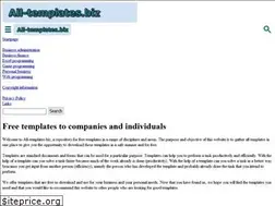 Sites similar to all-templates.biz