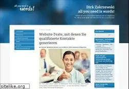 Sites similar to all-you-need-is-words.de