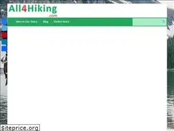 Sites similar to all4hiking.com