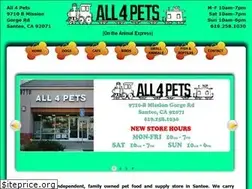 Sites similar to all4pets-santee.com