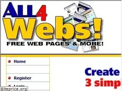 Sites similar to all4webs.com