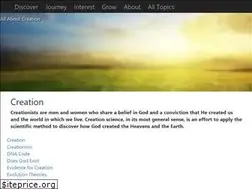 Sites similar to allaboutcreation.org