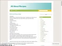Sites similar to allaboutrecipe.wordpress.com
