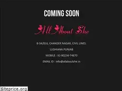 Sites similar to allaboutshe.in