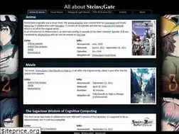 Sites similar to allaboutsteinsgate.info