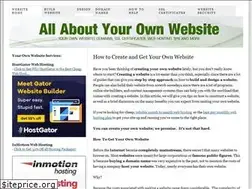 Sites similar to allaboutyourownwebsite.com